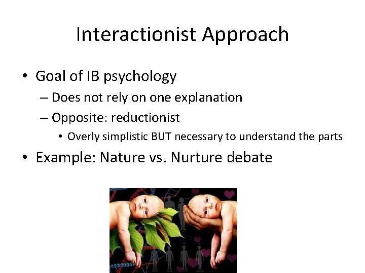 Foundations of the Biological Level of Analysis 1