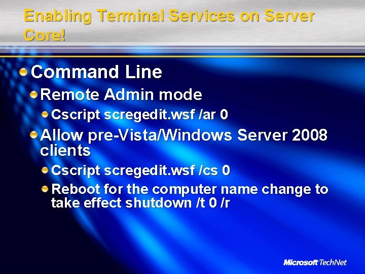 Whats New Exciting in Windows Server 2008 Part