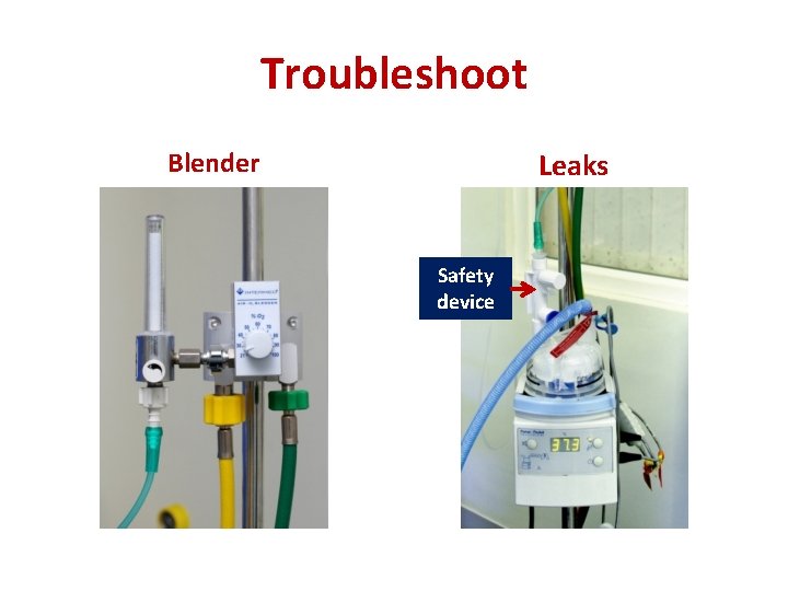 Troubleshoot Blender Leaks Safety device 