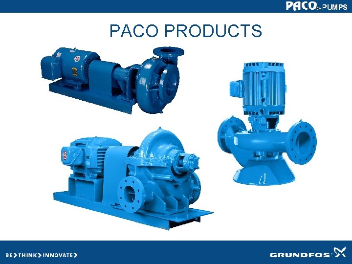 PACO PRODUCTS PACO PRODUCTS