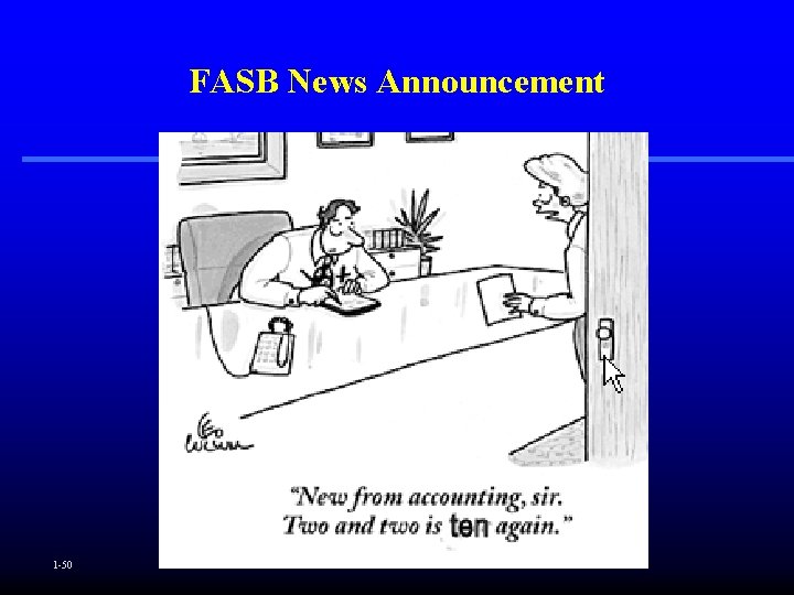 FASB News Announcement 1 -50 