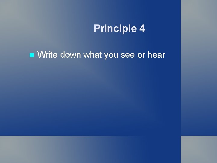 Hear Principles The Source of our Resolutions Blocks to Hearing