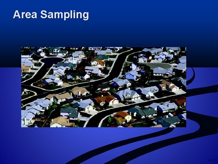 Area Sampling 14 -40 