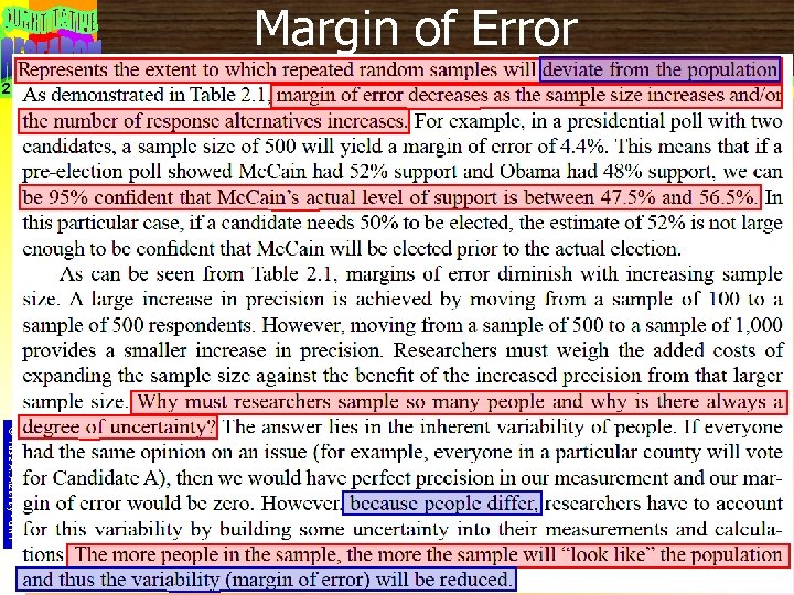 Margin of Error 21 © Yosa A. Alzuhdy - UNY 