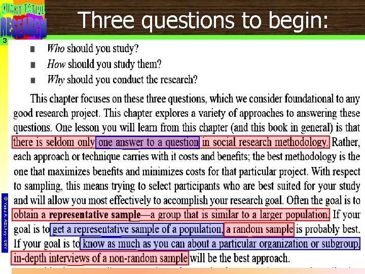 Three questions to begin: 3 © Yosa A. Alzuhdy - UNY 