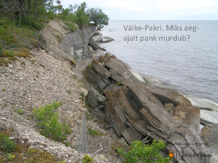 Väike-Pakri. Miks aegajalt pank murdub? 
