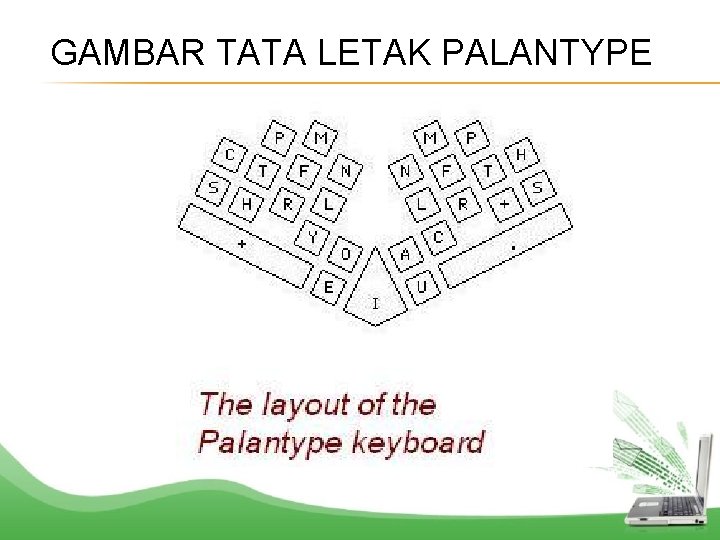 GAMBAR TATA LETAK PALANTYPE 