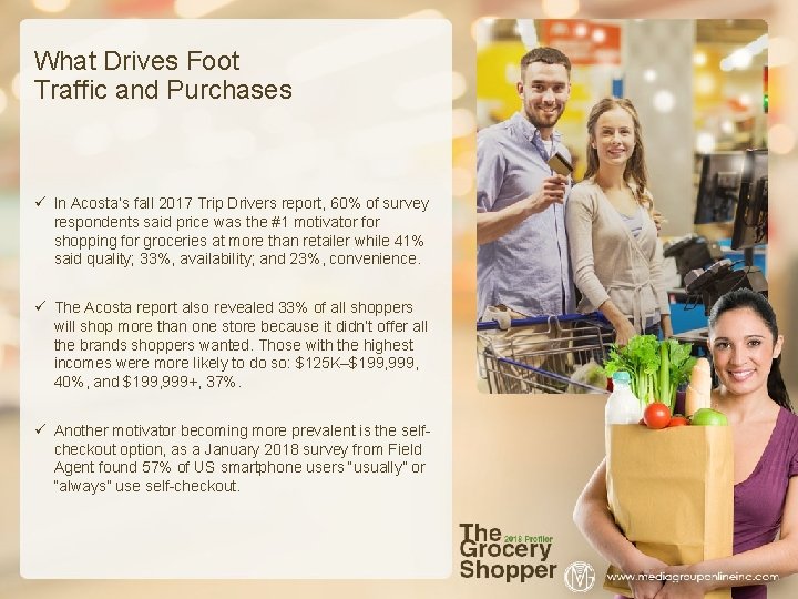 What Drives Foot Traffic and Purchases ü In Acosta’s fall 2017 Trip Drivers report,