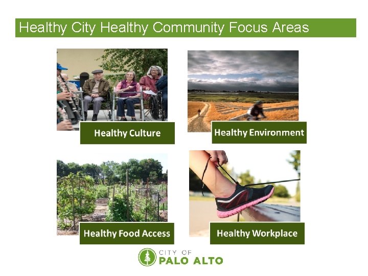 Healthy City Healthy Community Focus Areas 3 