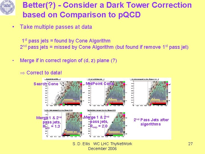 Better(? ) - Consider a Dark Tower Correction based on Comparison to p. QCD