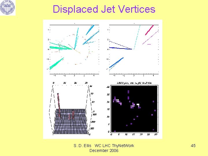 Displaced Jet Vertices S. D. Ellis WC LHC Thy. Net. Work December 2006 45