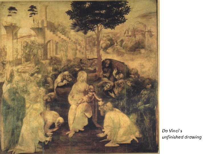 Da Vinci’s unfinished drawing 