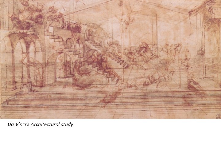 Da Vinci’s Architectural study 