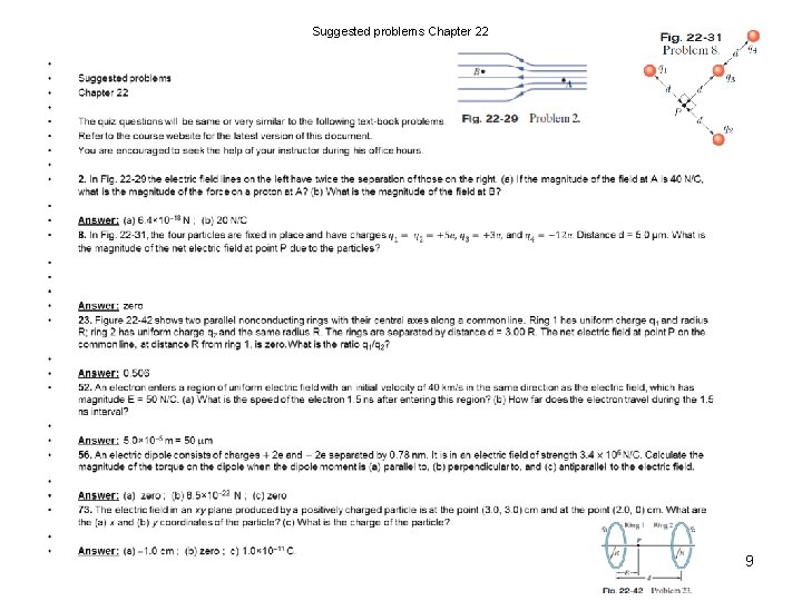 CHAPTER22 Electric Field 1 Ch 22 2 Electric