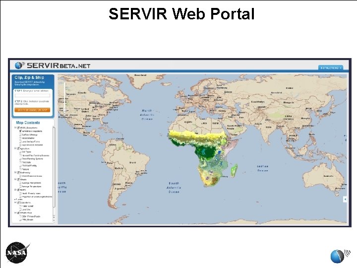 SERVIR Web Portal SERVIR Web Portal