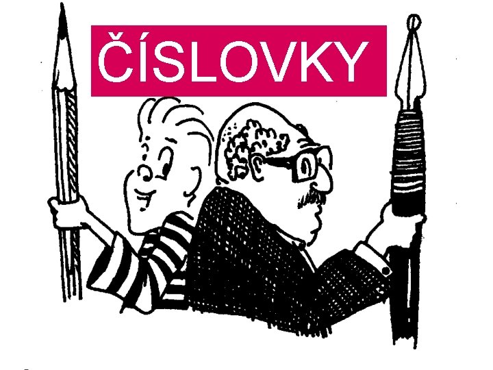 ČÍSLOVKY 