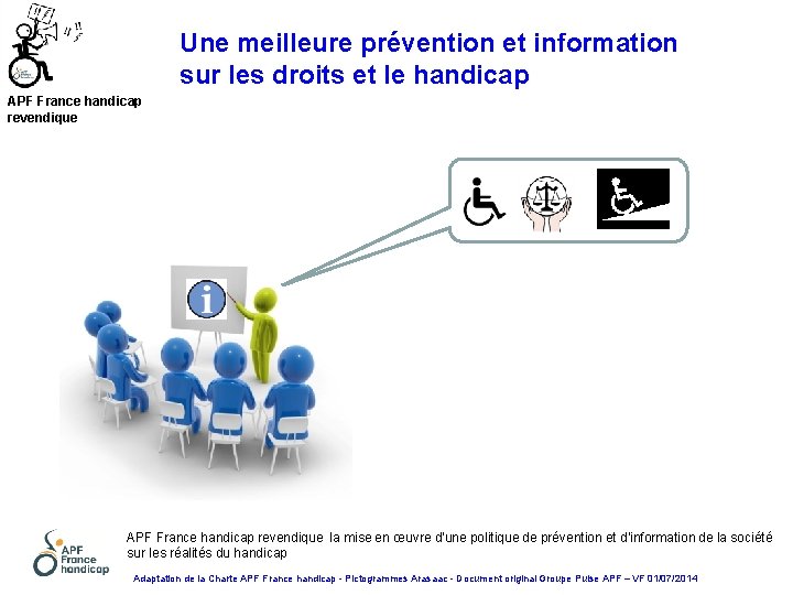 Une meilleure prévention et information sur les droits et le handicap APF France handicap