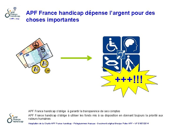 APF France handicap dépense l’argent pour des choses importantes +++!!! APF France handicap s'oblige