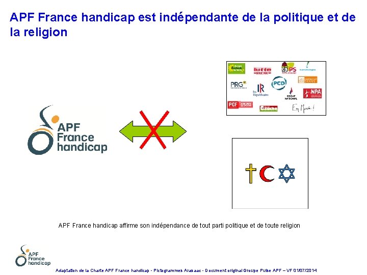 APF France handicap est indépendante de la politique et de la religion APF France