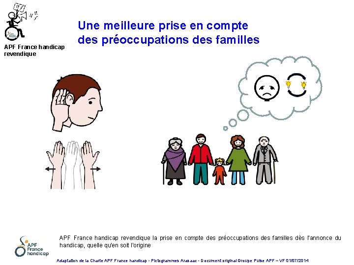 APF France handicap revendique Une meilleure prise en compte des préoccupations des familles APF