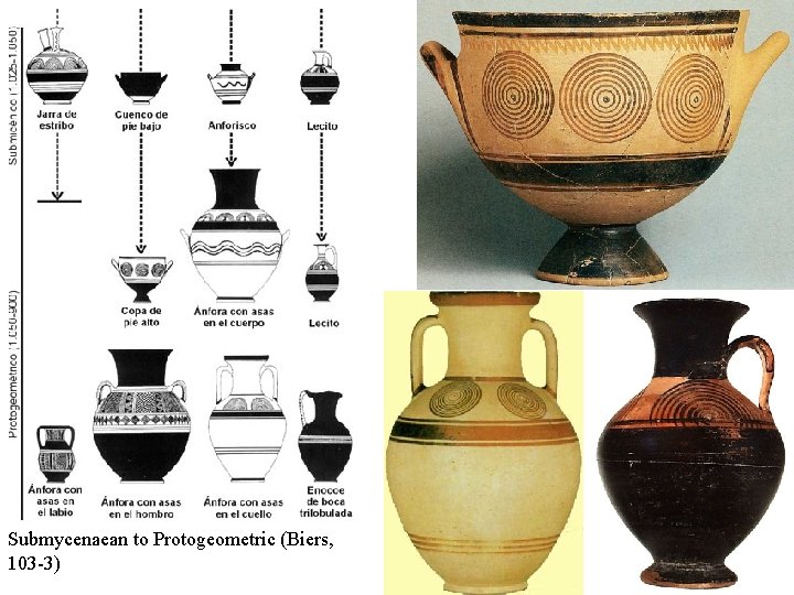 Submycenaean to Protogeometric (Biers, 103 -3) 