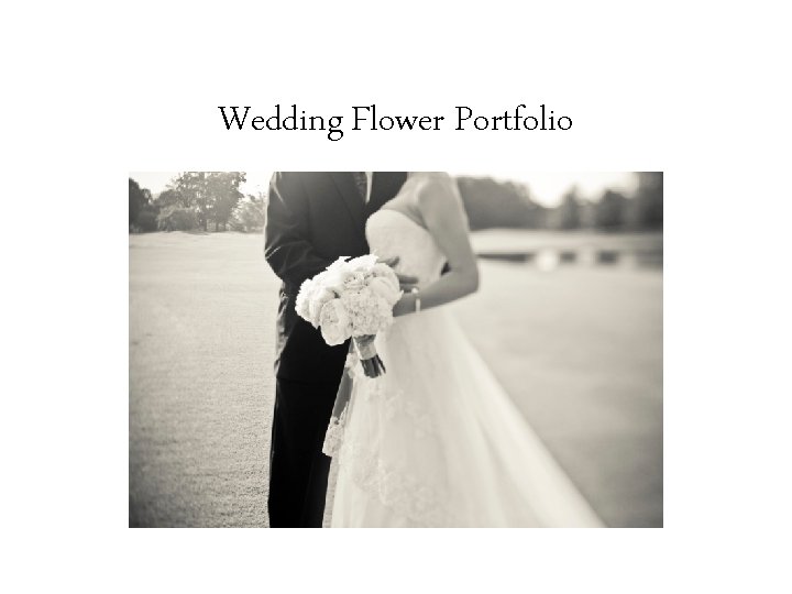 Wedding Flower Portfolio 