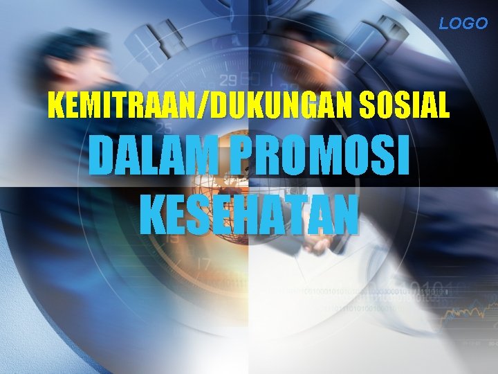 LOGO KEMITRAAN/DUKUNGAN SOSIAL DALAM PROMOSI KESEHATAN 