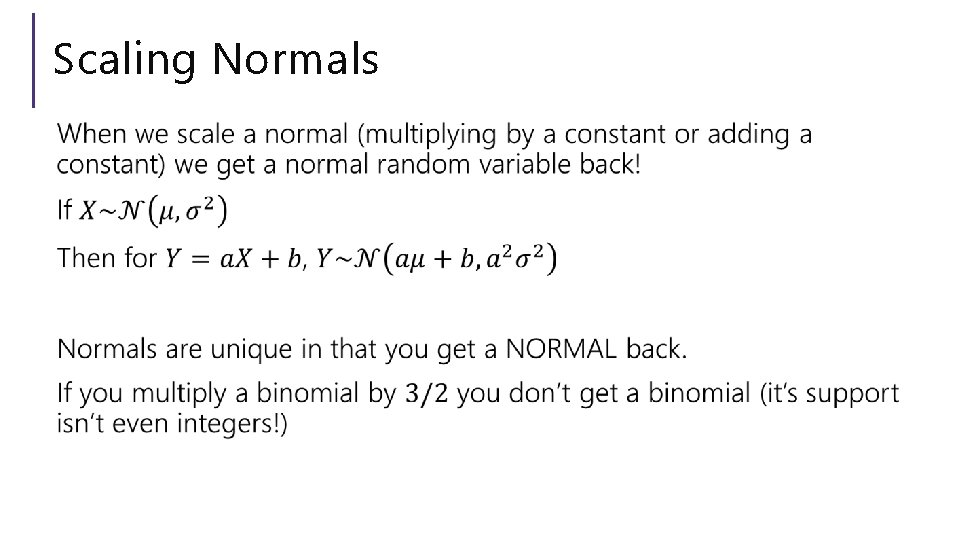 Scaling Normals 