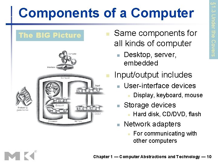 The BIG Picture n Same components for all kinds of computer n n Desktop,