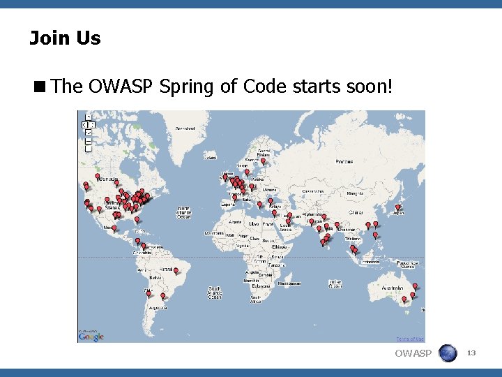 Join Us <The OWASP Spring of Code starts soon! OWASP 13 