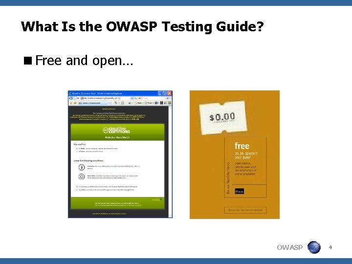 What Is the OWASP Testing Guide? <Free and open… OWASP 4 