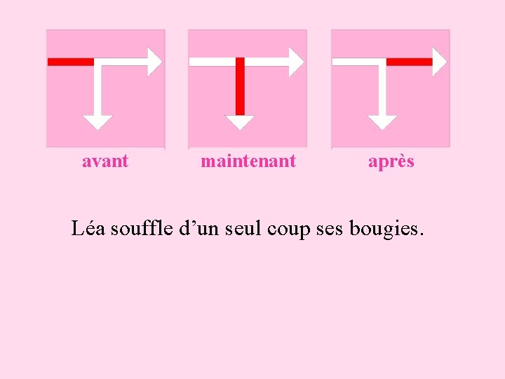 9 m avant maintenant après Léa souffle d’un seul coup ses bougies. 