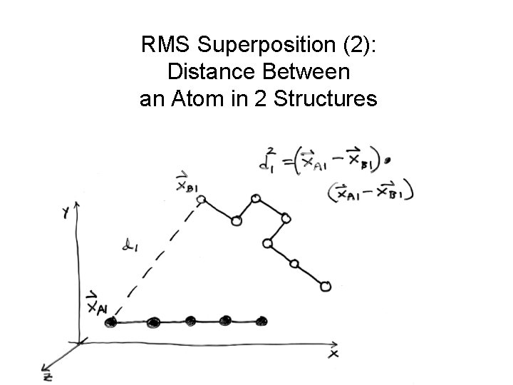 RMS Superposition (2): Distance Between an Atom in 2 Structures 