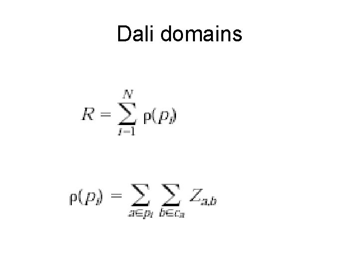 Dali domains 