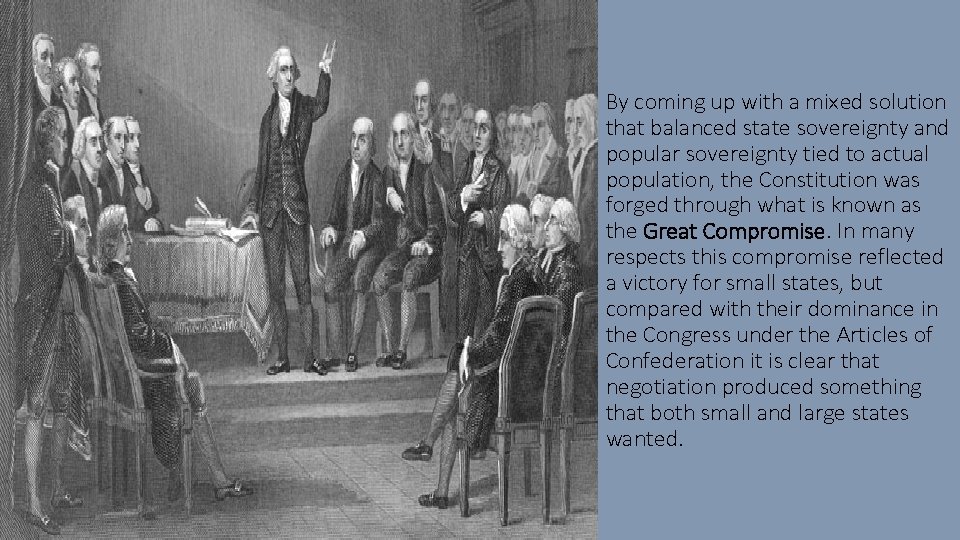 By coming up with a mixed solution that balanced state sovereignty and popular sovereignty