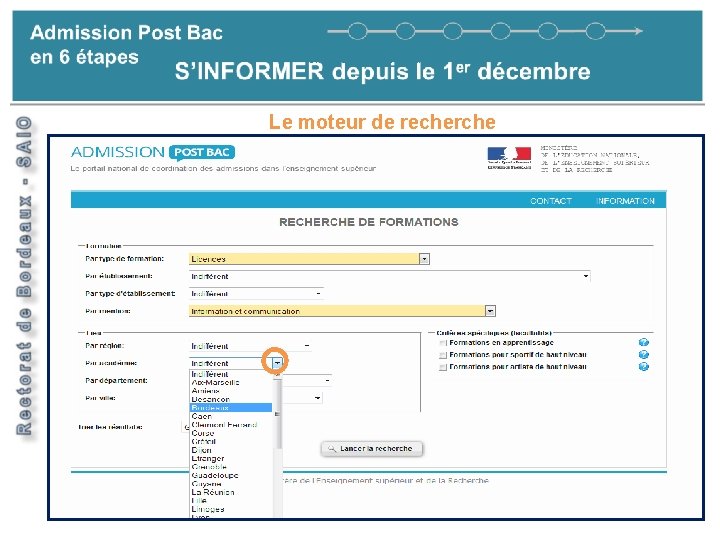 S’informer – le moteur de recherche Le moteur de recherche 