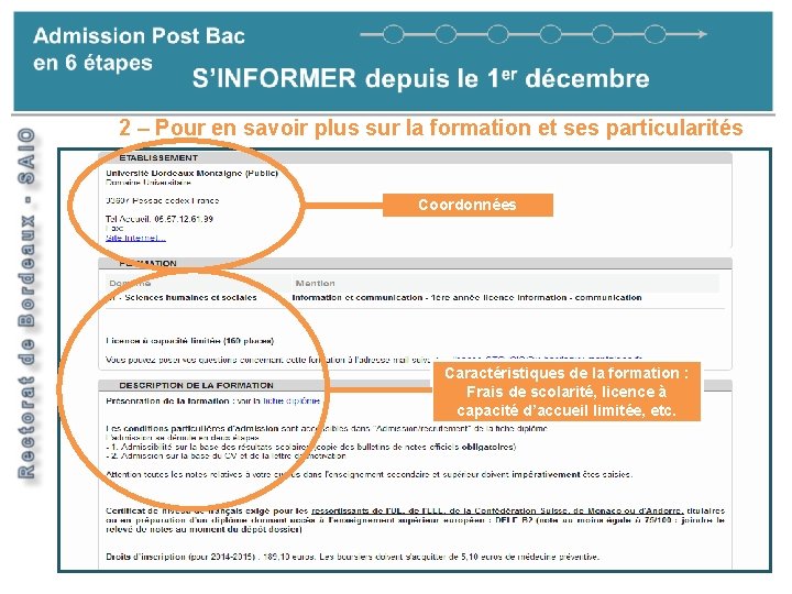 S’INFORMER depuis le 1 er décembre S’informer – information sur les formations 2 –