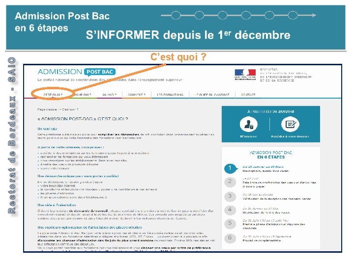 S’informer – c’est quoi? C’est quoi ? 