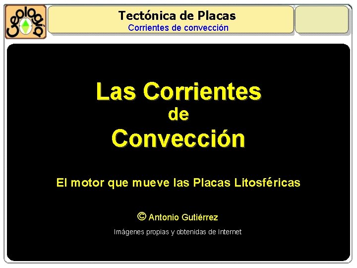 Tectónica de Placas Corrientes de convección Las Corrientes de Convección El motor que mueve