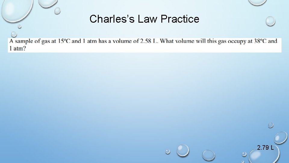 Charles’s Law Practice 2. 79 L 