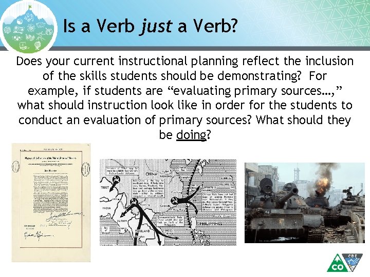 Is a Verb just a Verb? Does your current instructional planning reflect the inclusion