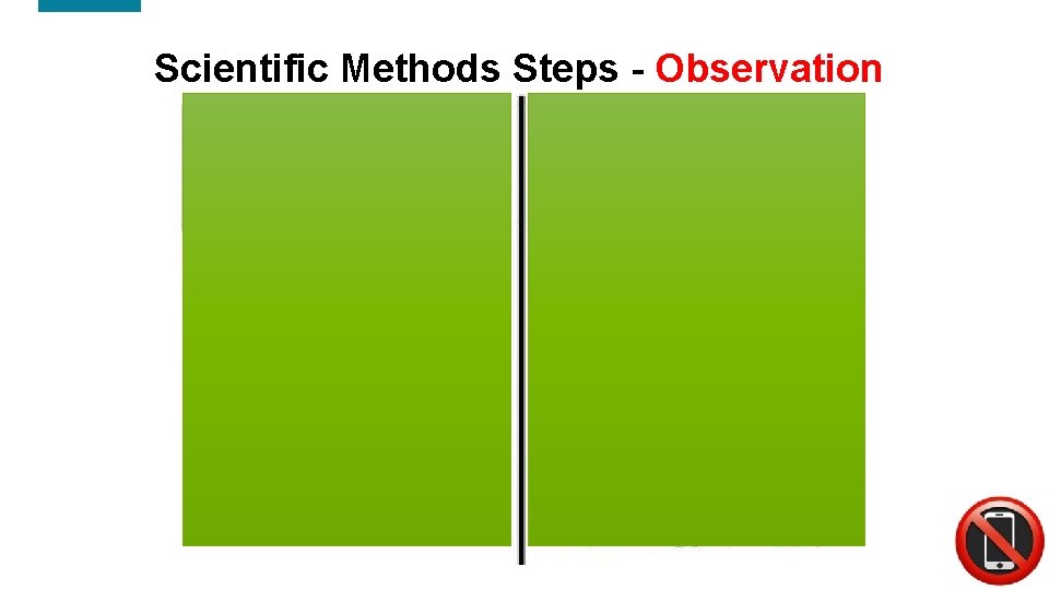 Scientific Methods Steps - Observation 5 