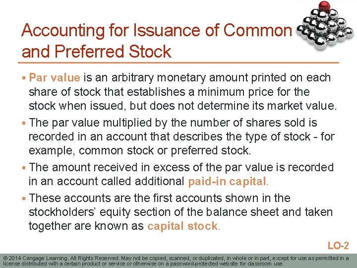 Accounting for Issuance of Common and Preferred Stock § Par value is an arbitrary