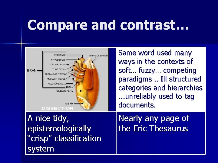 Compare and contrast… Same word used many ways in the contexts of soft… fuzzy… Compare and contrast… Same word used many ways in the contexts of soft… fuzzy…