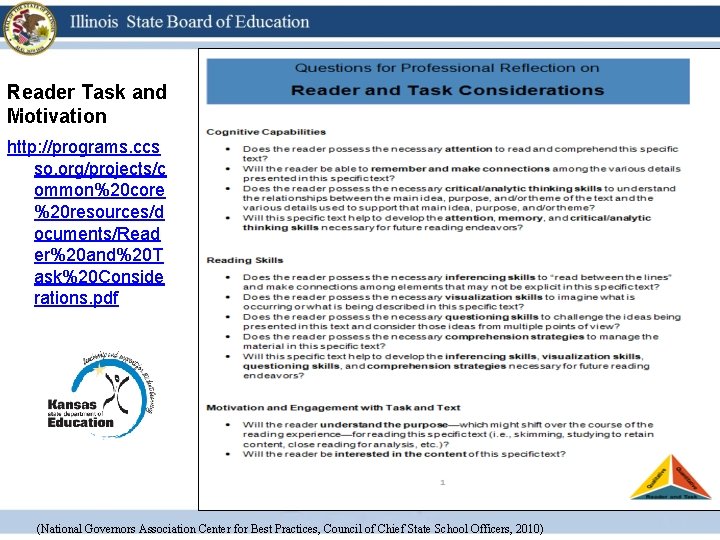 Reader Task and 18 Motivation http: //programs. ccs so. org/projects/c ommon%20 core %20 resources/d