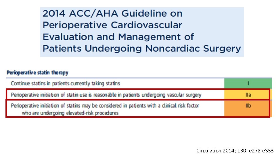 Circulation 2014; 130: e 278 -e 333 