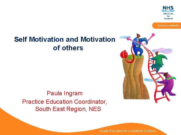 Nursing and Midwifery Self Motivation and Motivation of others Paula Ingram Practice Education Coordinator,