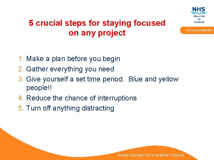 5 crucial steps for staying focused on any project 1. Make a plan before