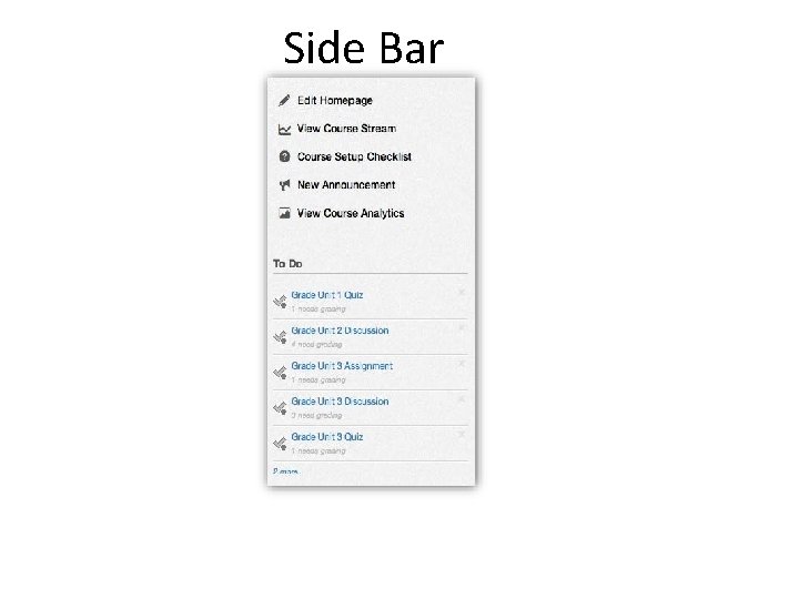 Side Bar 