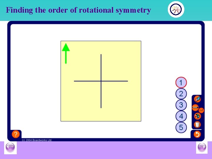 Finding the order of rotational symmetry 